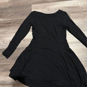 Youth 12-14 Polo Ralph Lauren Black Sleeve Dress